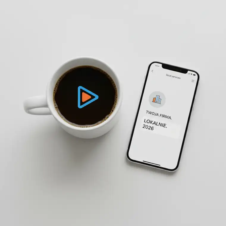 Schemat planowania kampanii Facebook Ads dla lokalnej firmy usługowej – od celu, przez personę, po kreacje i ustawienia w Menedżerze Reklam