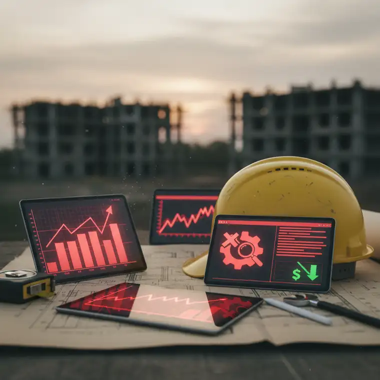 Błędy w Google Ads, które podnoszą koszt kliknięcia w branży budowlanej