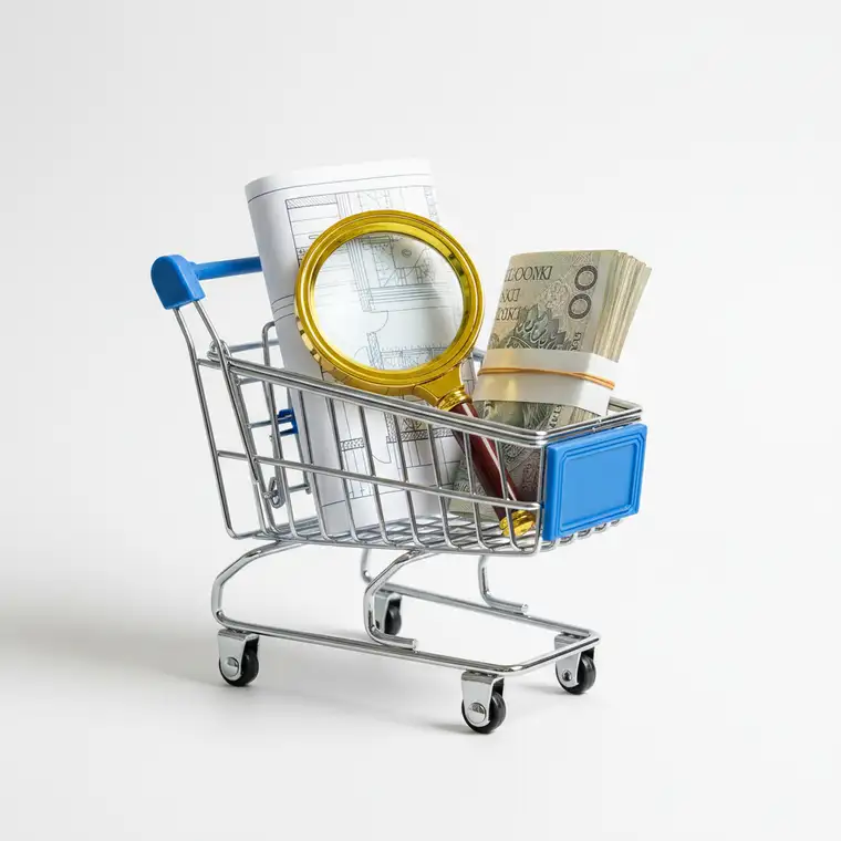 Właściciel małego sklepu internetowego analizuje raport z audytu marketingowego, szacując koszt audytu dla e-commerce do 100 zamówień miesięcznie
