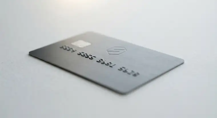 Zestawienie dokumentów finansowych i karta kredytowa przy raporcie BIK pokazujące wpływ wykorzystania limitu na scoring właściciela firmy